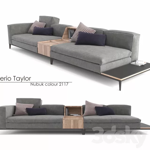 Furniture – Sofa 3D Models – Frigerio Taylor (max 2012; fbx)