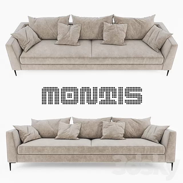 Furniture – Sofa 3D Models – Montis Daley sofa