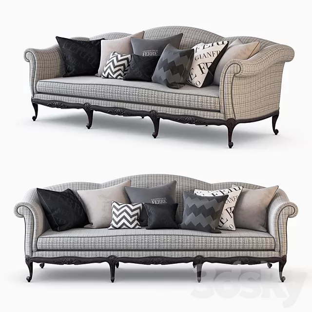 Furniture – Sofa 3D Models – Nashville sofa Gianfranco Ferre Home