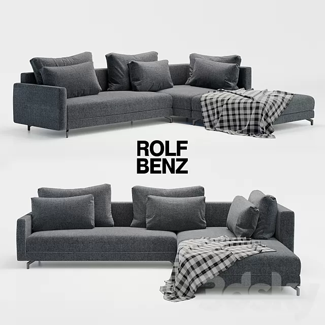 Furniture – Sofa 3D Models – Nuvola Rolf benz