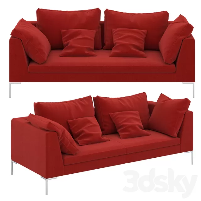 Furniture – Sofa 3D Models – Sofa B&B Italia Charles 20