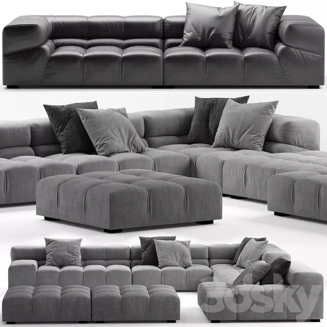 Furniture – Sofa 3D Models – Sofa bebitalia tufty time leather