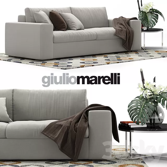 Furniture – Sofa 3D Models – Sofa Epika; Giulio Marelli