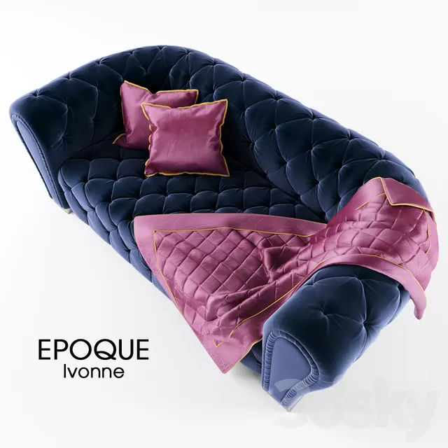 Furniture – Sofa 3D Models – Sofa EPOQUE Ivonne Art Deco