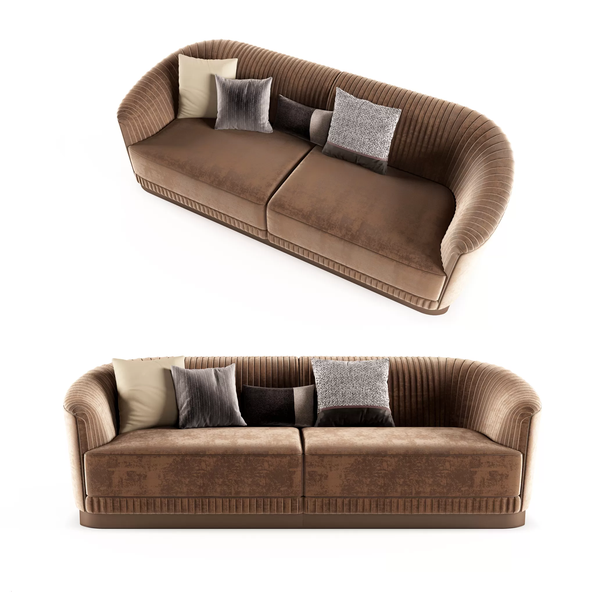 Furniture – Sofa 3D Models – Velvet sofa