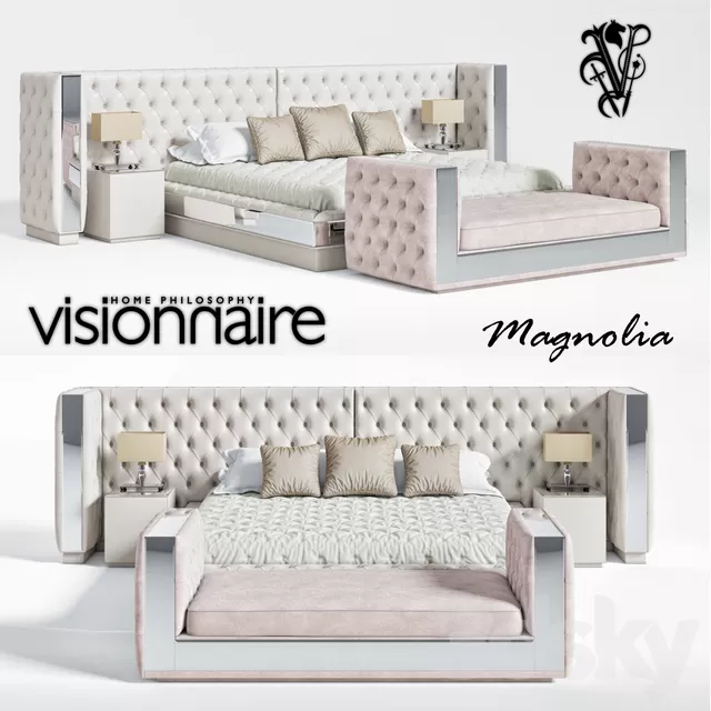 Furniture – Sofa 3D Models – Visionnaire Magnolia