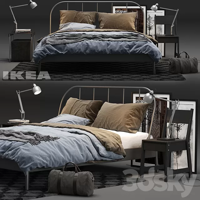Furniture – Bed 3D Models – 0170 Furniture – Bed 3D Models – 0170