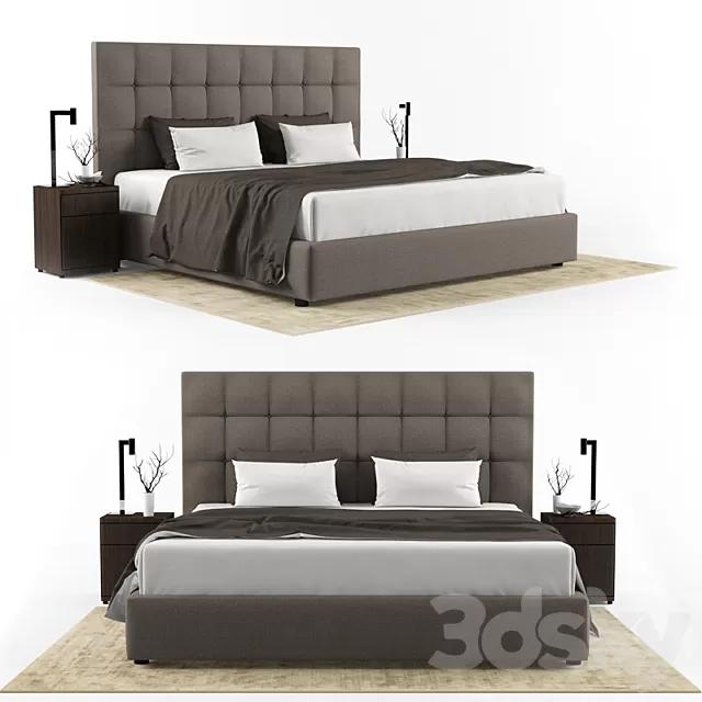 Furniture – Bed 3D Models – 0177 Furniture – Bed 3D Models – 0177
