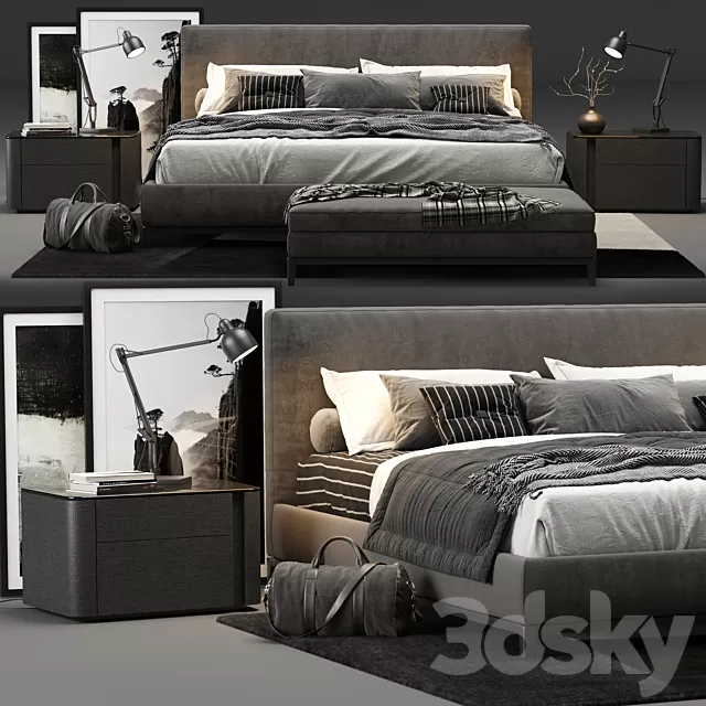 Furniture – Bed 3D Models – 0181 Furniture – Bed 3D Models – 0181
