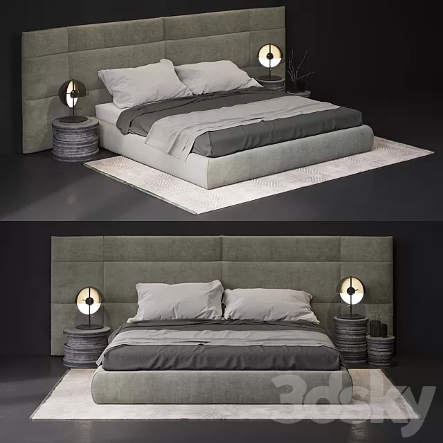 Furniture – Bed 3D Models – 0199 Furniture – Bed 3D Models – 0199