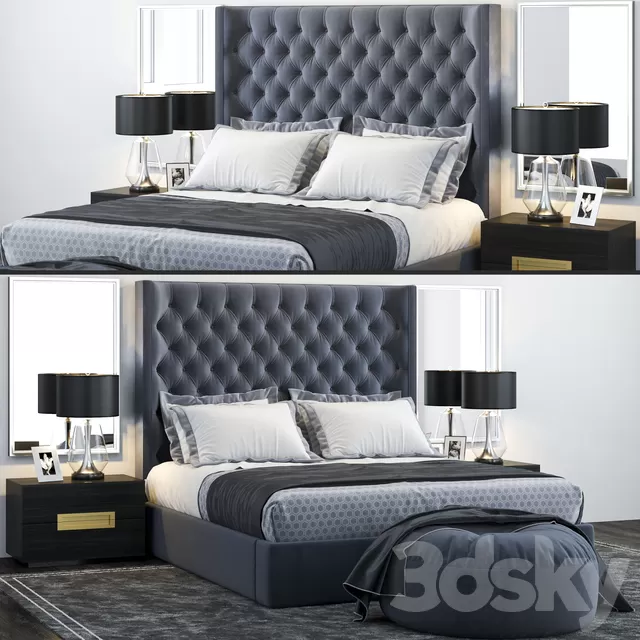 Furniture – Bed 3D Models – 0216 Furniture – Bed 3D Models – 0216