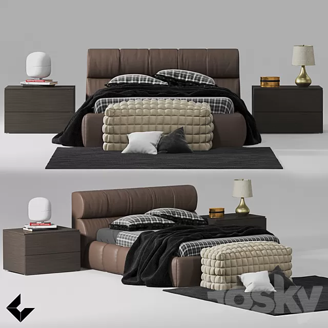 Furniture – Bed 3D Models – 0224 Furniture – Bed 3D Models – 0224