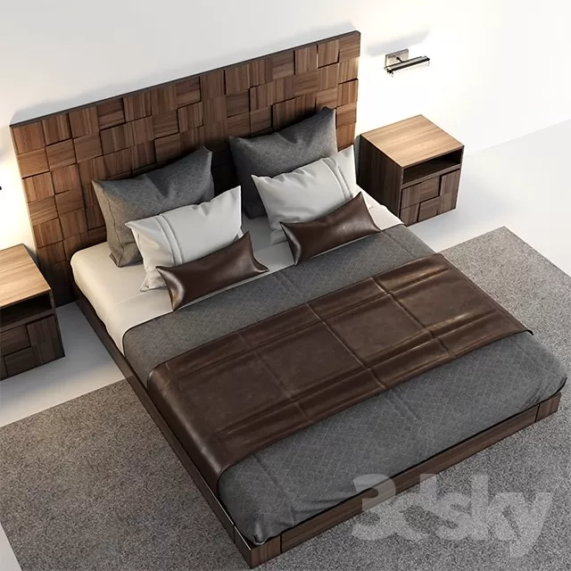 Furniture – Bed 3D Models – 0437 Furniture – Bed 3D Models – 0437