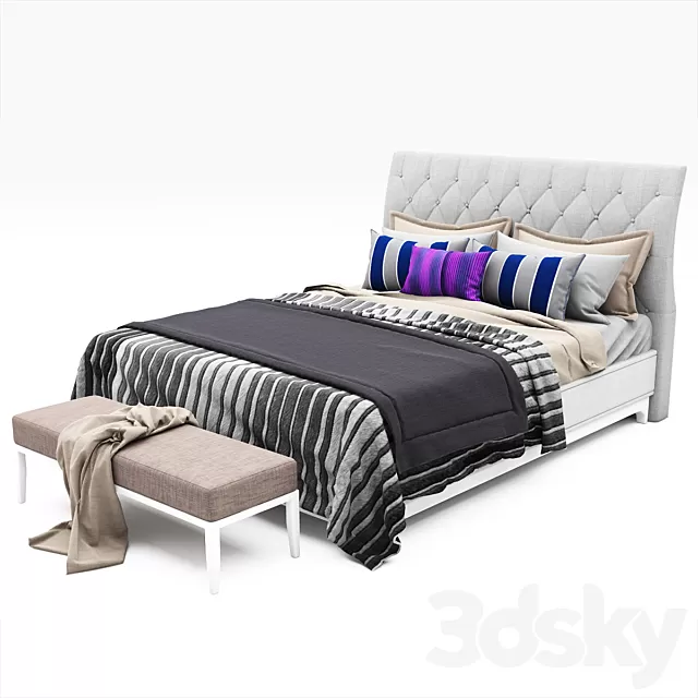 Furniture – Bed 3D Models – 0458 Furniture – Bed 3D Models – 0458