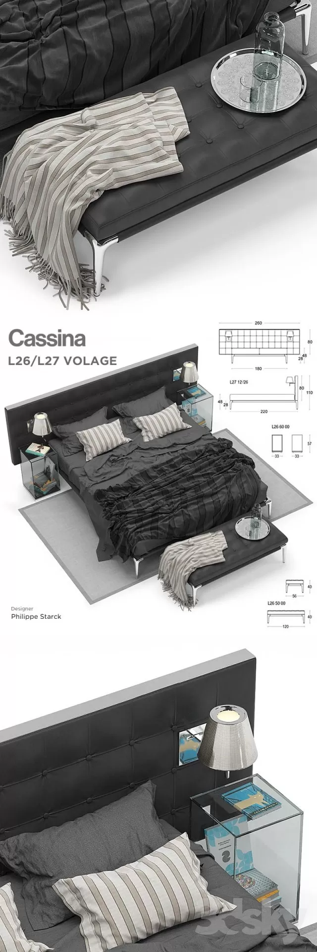 Furniture – Bed 3D Models – 0462 Furniture – Bed 3D Models – 0462