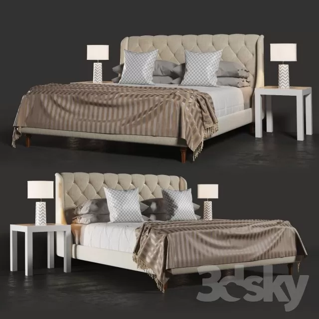 Furniture – Bed 3D Models – 0483 Furniture – Bed 3D Models – 0483