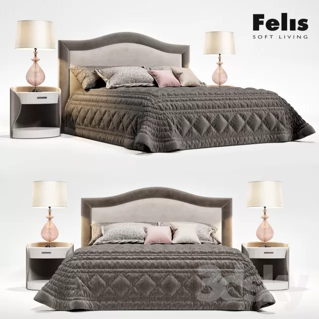 Furniture – Bed 3D Models – 0537 Furniture – Bed 3D Models – 0537