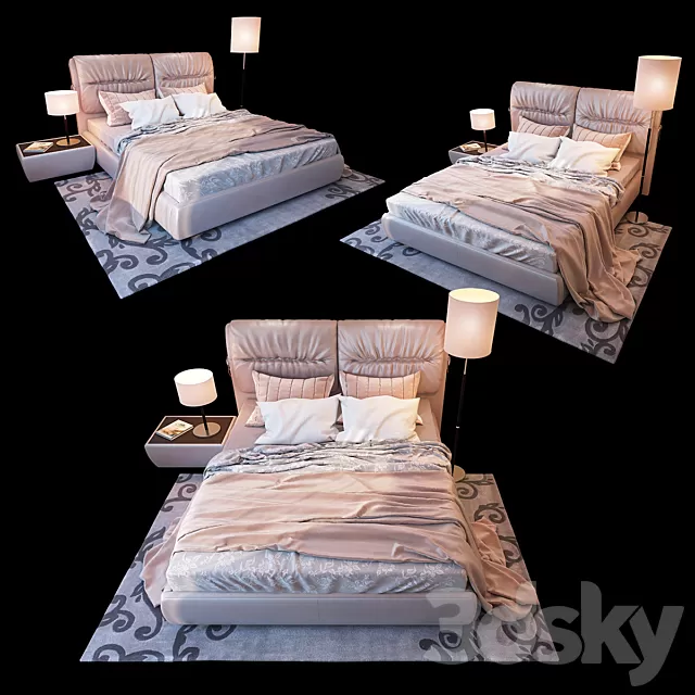 Furniture – Bed 3D Models – 0548 Furniture – Bed 3D Models – 0548