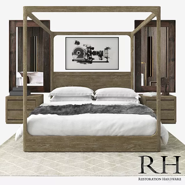 Furniture – Bed 3D Models – 0563 Furniture – Bed 3D Models – 0563