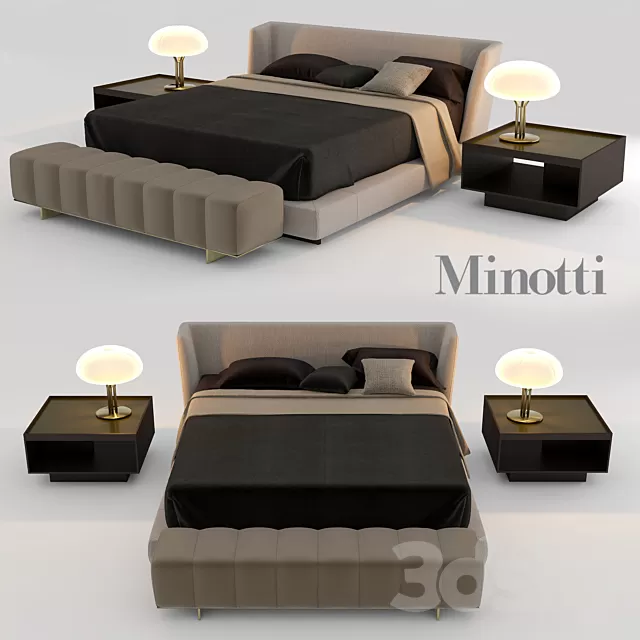 Furniture – Bed 3D Models – 0581 Furniture – Bed 3D Models – 0581