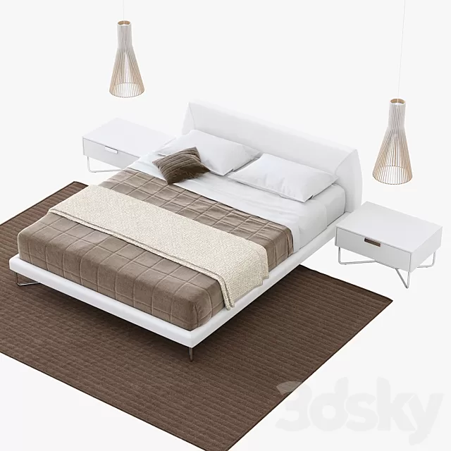 Furniture – Bed 3D Models – 0610 Furniture – Bed 3D Models – 0610