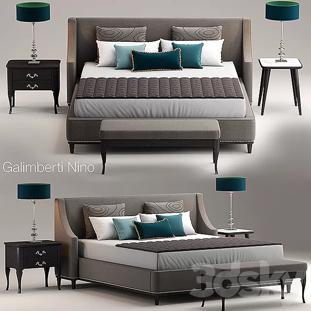 Furniture – Bed 3D Models – 0619 Furniture – Bed 3D Models – 0619