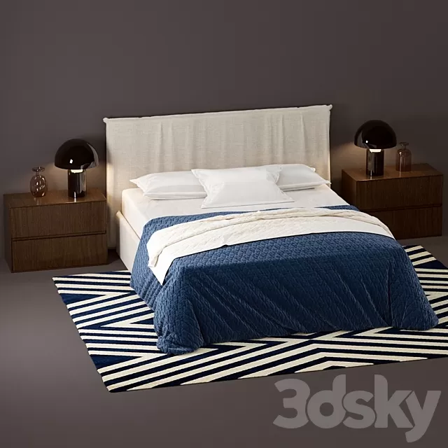 Furniture – Bed 3D Models – 0627 Furniture – Bed 3D Models – 0627
