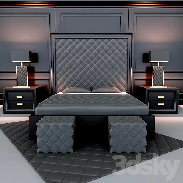 Furniture – Bed 3D Models – 0757