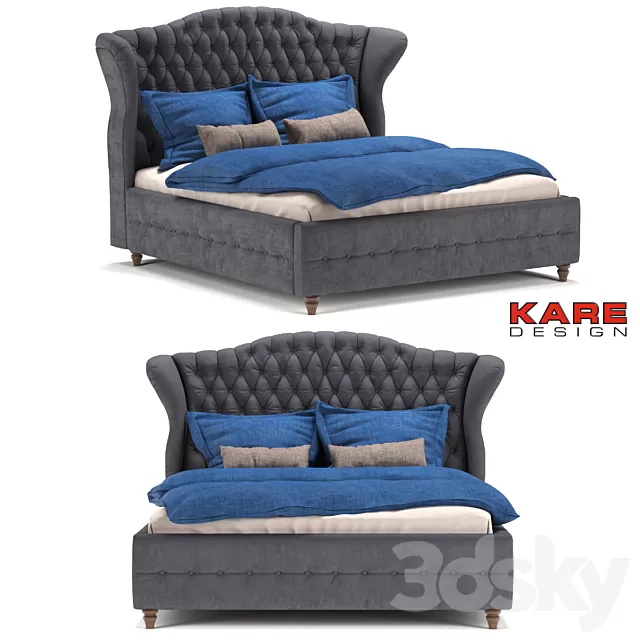 Furniture – Bed 3D Models – Bed City Spirit