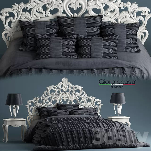 Furniture – Bed 3D Models – Bed giorgio casa MEMORIE VENEZIANE