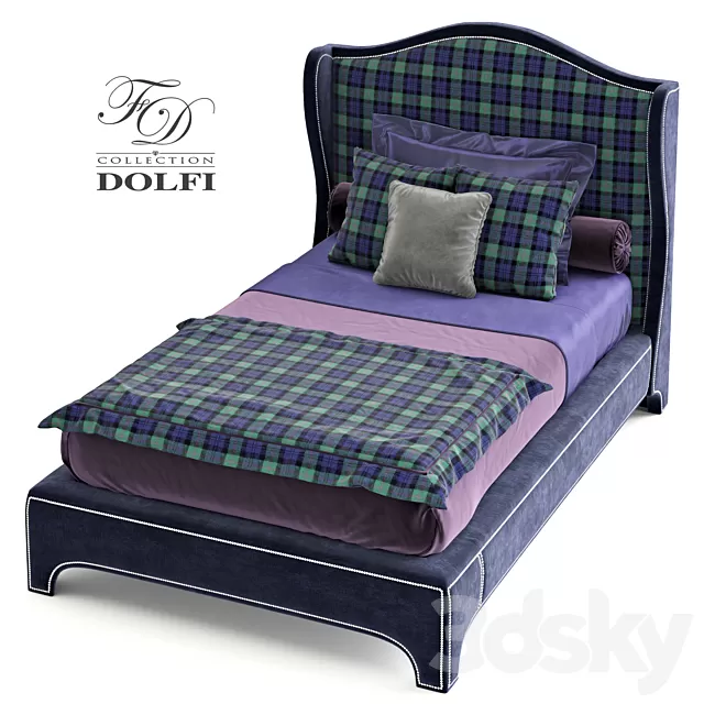 Furniture – Bed 3D Models – DOLFI Bed William