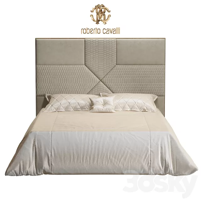 Furniture – Bed 3D Models – Roberto Cavalli Replica Furniture – Bed 3D Models – Roberto Cavalli Replica