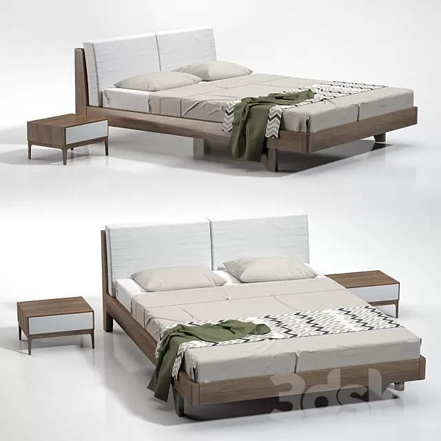 Furniture – Bed 3D Models – Rove Concepts – Mikkel Bed (max; obj) Furniture – Bed 3D Models – Rove Concepts – Mikkel Bed (max; obj)