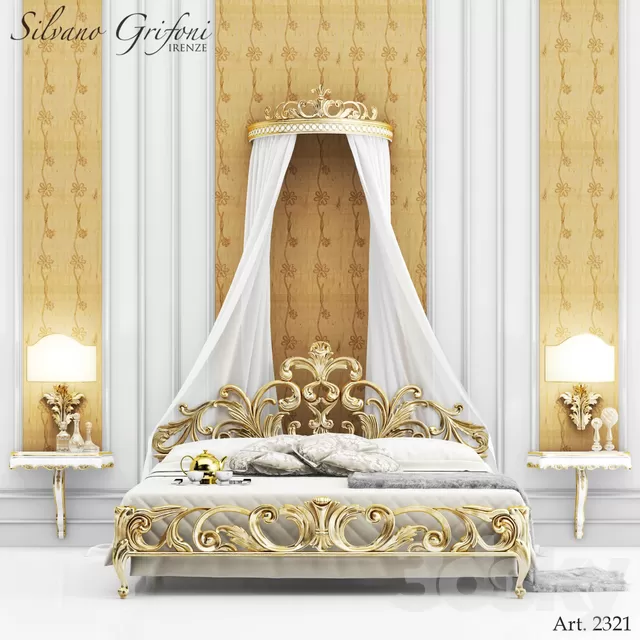 Furniture – Bed 3D Models – Silvano Grifoni Art 2321 Bedroom set Furniture – Bed 3D Models – Silvano Grifoni Art 2321 Bedroom set