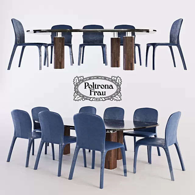 [3DSKY] Furniture - Table And Chairs (Set) - 3D Models - 0030 | NEW ...