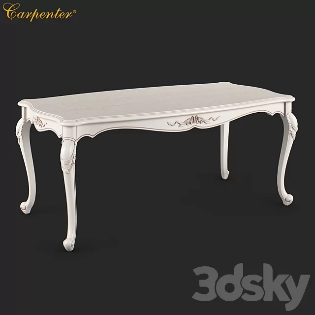 Table 3D Models – Carpenter Long dining table 1 Table 3D Models – Carpenter Long dining table 1