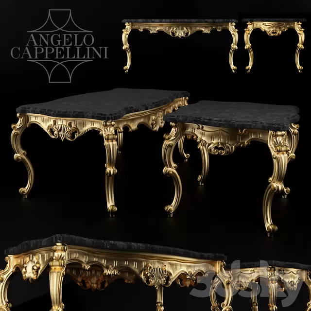 Table 3D Models – Classic tables by Angelo Cappellini 3d models Table 3D Models – Classic tables by Angelo Cappellini 3d models