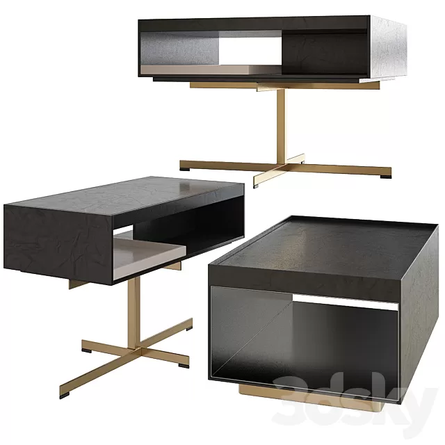 Table 3D Models – Close Minotti coffee tables Table 3D Models – Close Minotti coffee tables