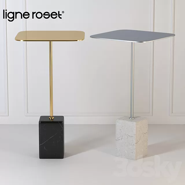 Table 3D Models – Cupidon Occasional Table Square Top Table 3D Models – Cupidon Occasional Table Square Top