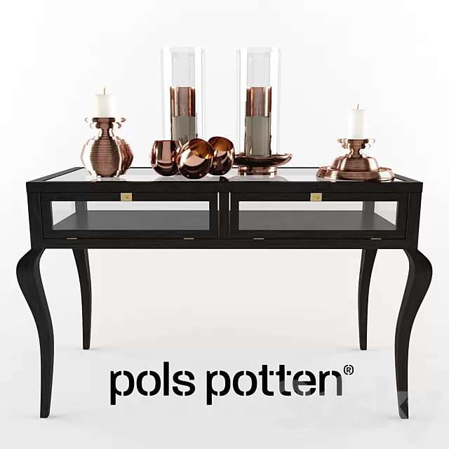 Table 3D Models – Decor set Pols Potten Table 3D Models – Decor set Pols Potten