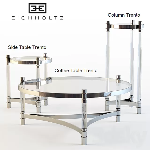 Table 3D Models – EICHHOLTZ Trento tables Table 3D Models – EICHHOLTZ Trento tables