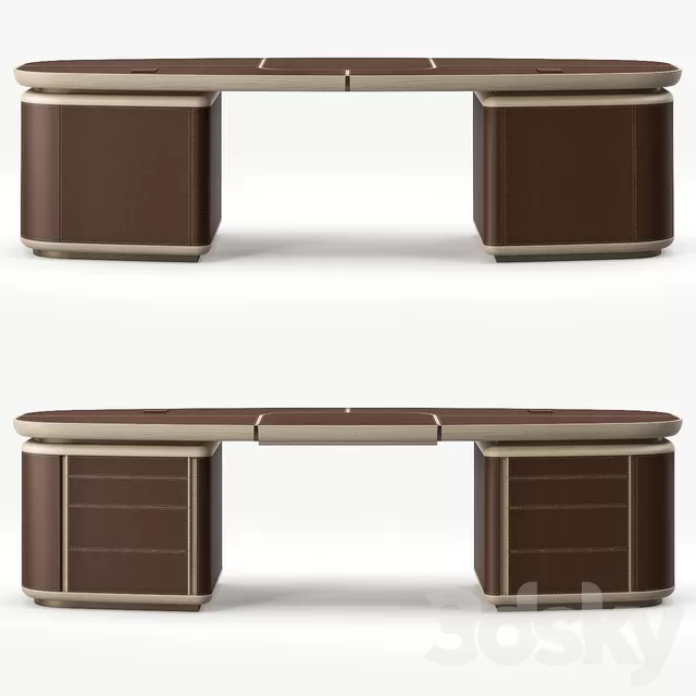 Table 3D Models – Giorgetti Tycoon Desk