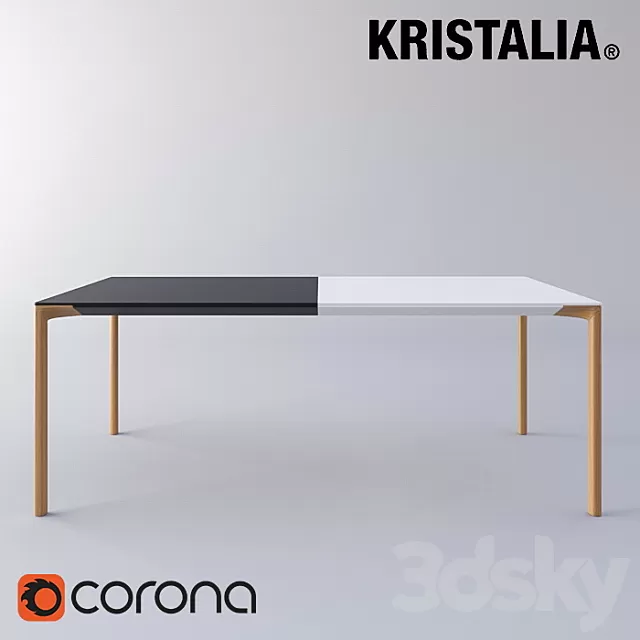 Table 3D Models – Table Boiacca by Kristalia