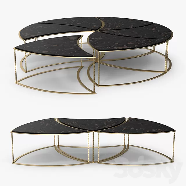 Table 3D Models – The sofa and chair company Orion coffee and side table