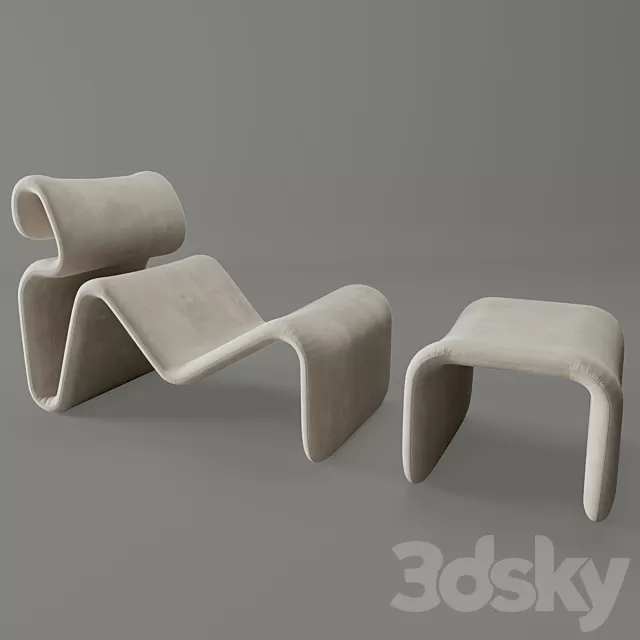 Chair and Armchair 3D Models – 0112