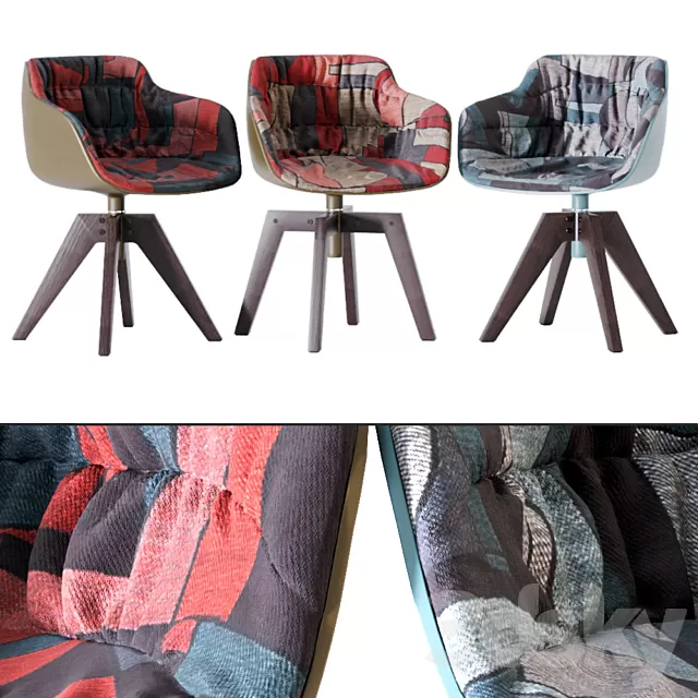 Chair and Armchair 3D Models – 0113