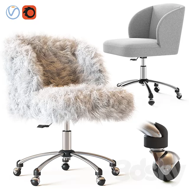 Chair and Armchair 3D Models – 0131