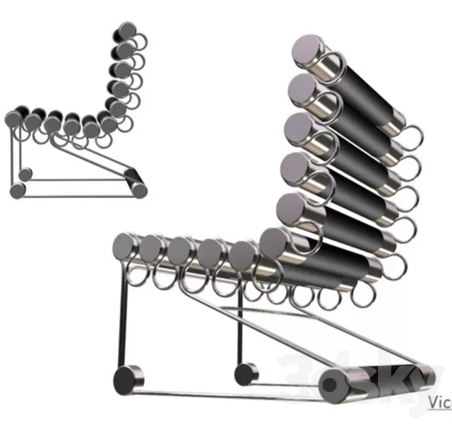 Chair and Armchair 3D Models – 0312