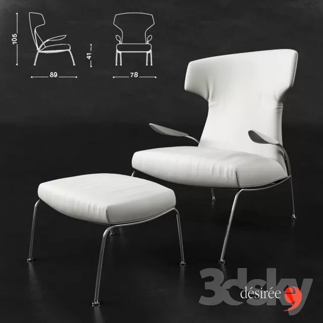 Chair and Armchair 3D Models – 0381 Chair and Armchair 3D Models – 0381
