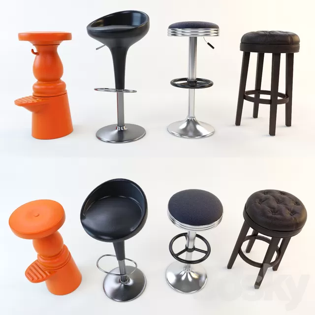 Chair and Armchair 3D Models – 0455 Chair and Armchair 3D Models – 0455